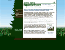 Tablet Screenshot of envirotesting.net